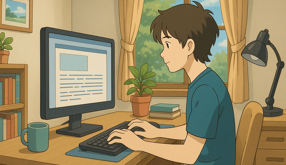 skriver innehåll för webben