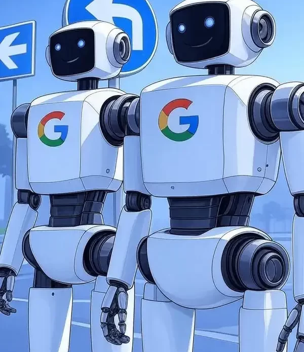 Illustration som föreställer Googlebot