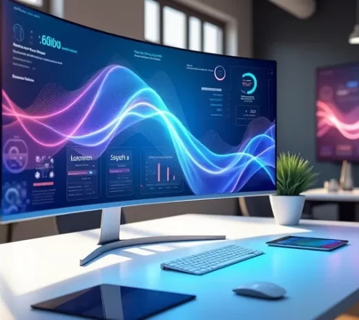 Dekorativ bild som illustrerar AI-verktyg för marknadsföring