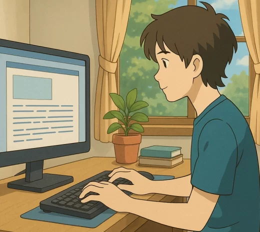 skriver innehåll för webben