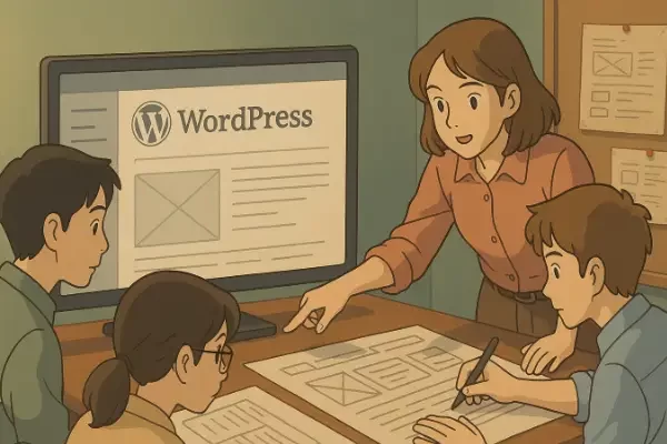 wordpress illustration